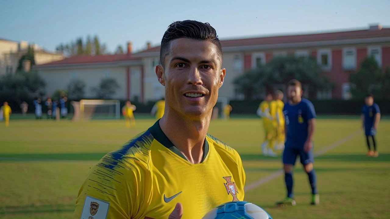 Cristiano Ronaldo's Impressive Ball-Juggling Skills Shine in Al-Nassr Training Session